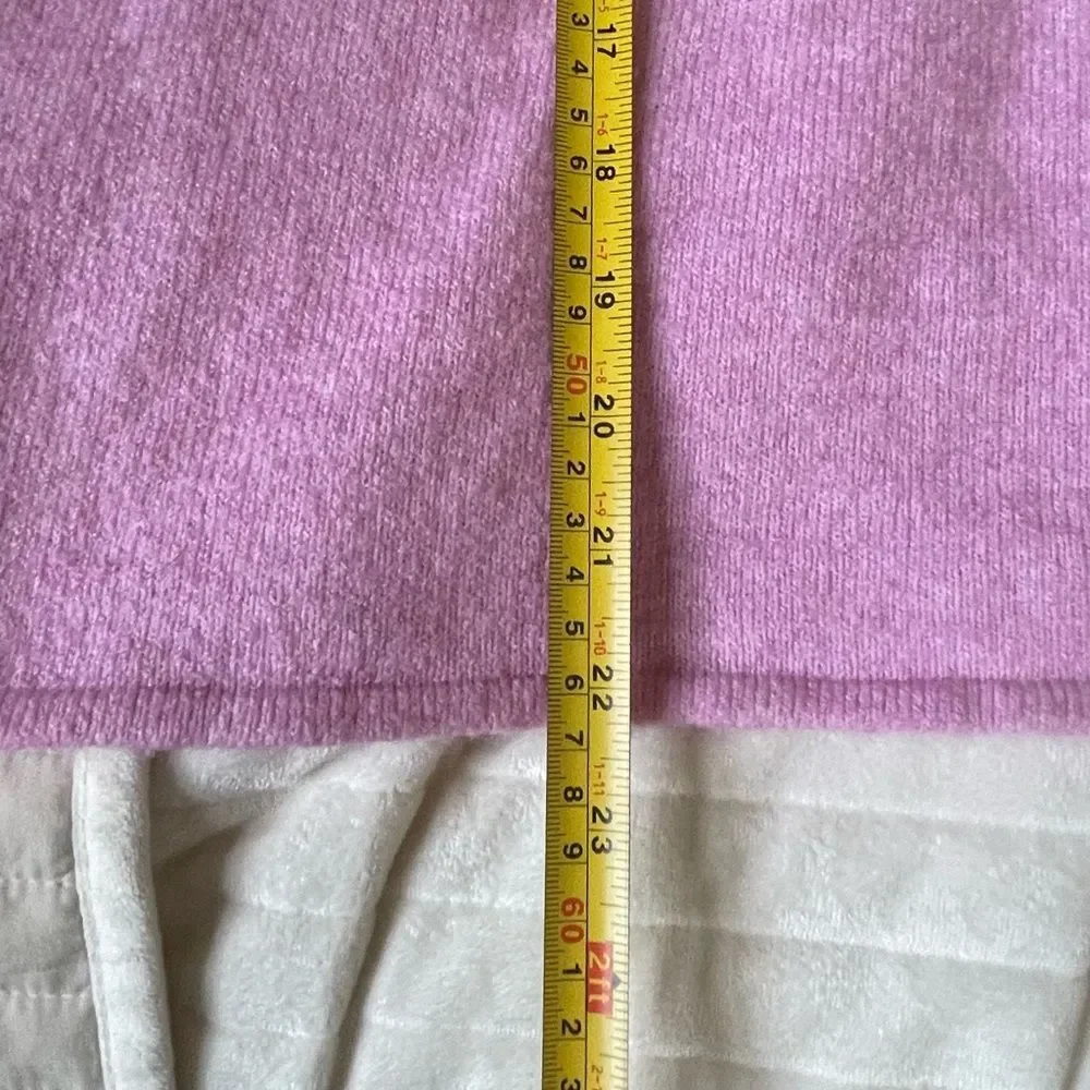 H&M Divided Pink Wool & Elastane Blend Pink “Love Around You” Sweater Size M - Picture 7 of 7